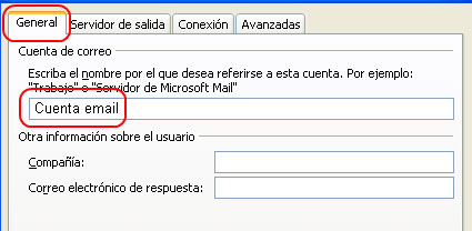 Configurar email en Outlook