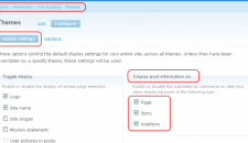 No mostrar fecha y autor en post de Drupal