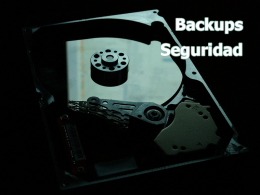 Backups y Seguridad
